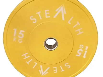 Colored Olympic Bumper Plates – High-Density Rubber (5kg to 25kg)