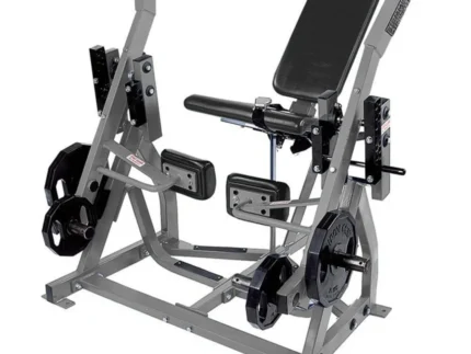 Hammer Strength جهاز تمديد الساق الأحادي الجانبين محمل بالأوزان