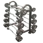 Stealth Fixed Barbell Set – Curl & Straight (10kg to 50kg)